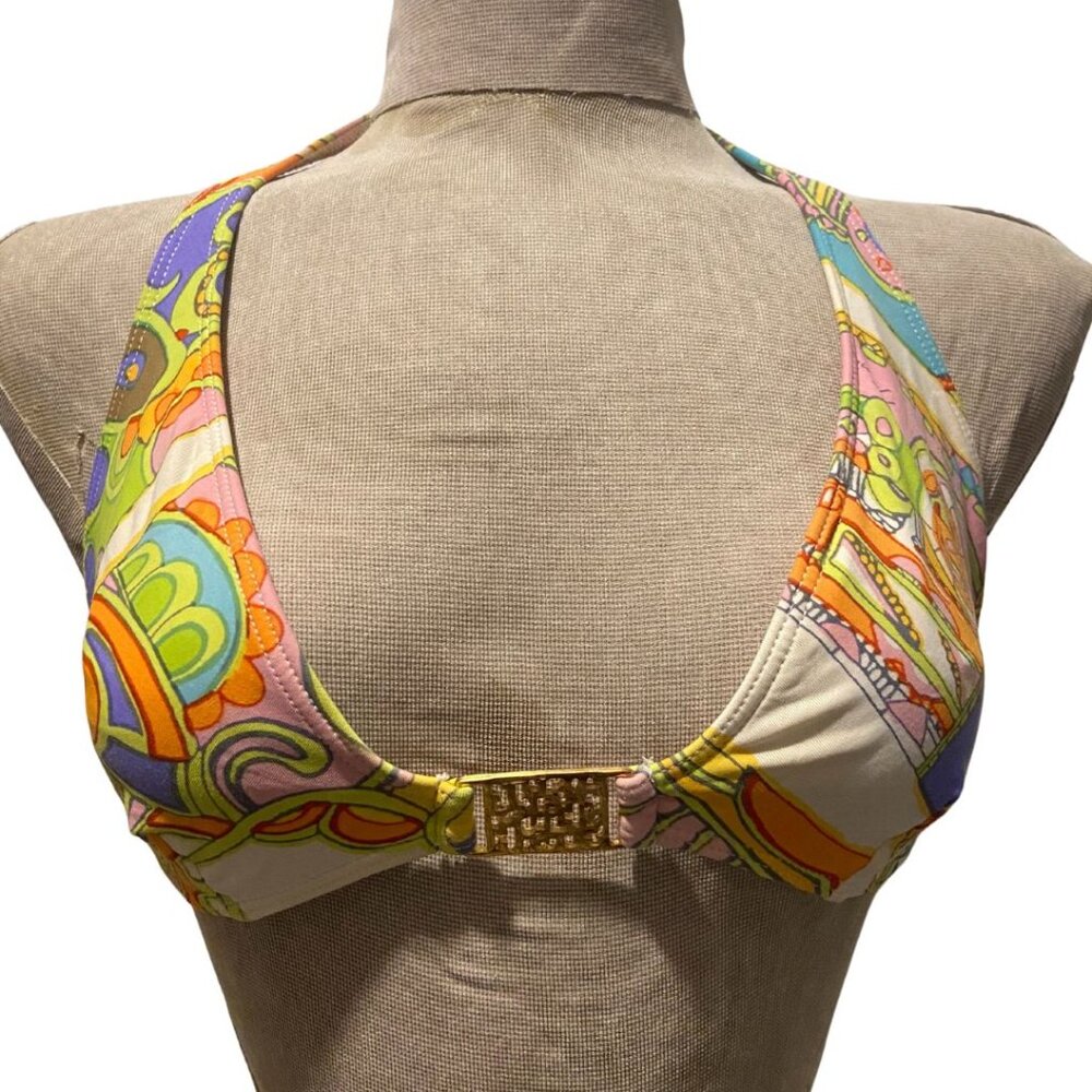 Trina Turk halter bikini top sz M